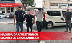 Mağusa’da uyuşturucu maddeyle yakalanan zanlılar İ.D. ile H.Ş. 3 gün tutuklu kalacak