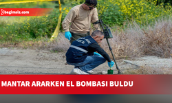 Limasol’da mantar aramaya giden bir kişi ileri derecede paslanmış el bombası buldu