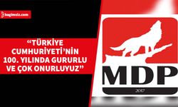 Milliyetçi Demokrasi Partisi, 29 Ekim Cumhuriyet Bayramı mesajı yayımladı