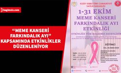 Sağlık Bakanlığı, “1-31 Ekim Meme Kanseri Farkındalık Ayı” kapsamında etkinlik düzenliyor