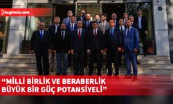 Cumhurbaşkanı Tatar, Bakü’de iş insanlarıyla buluştu