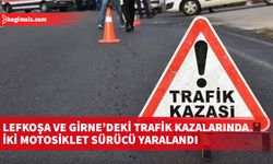 Yaralanan motosiklet sürücüleri hastaneye kaldırıldı