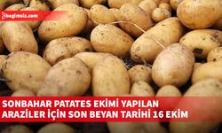 Patates beyanı yapılan başvuru formlarının Genel Tarım Sigortası Fonu’nda teslim alma fişi karşılığında alınacağı ifade edildi