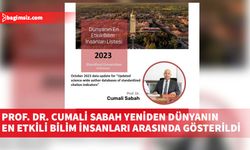 ODTÜ Kuzey Kıbrıs Kampusu Rektör Yardımcısı Prof. Dr. Cumali Sabah 2023’te de “Dünyanın En Etkili Bilim İnsanları” arasında gösterildi