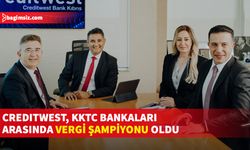 Creditwest Bank, 62 milyon 221 bin TL ile en yüksek vergi ödeyen Kuzey Kıbrıs Bankası oldu