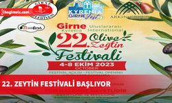 Girne Uluslararası Zeytin Festivali, 4 Ekim Çarşamba günü Zeytinlik köy meydanında başlıyor