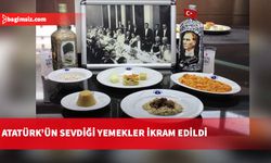 DAÜ’de Atatürk’ü anma etkinliğinde sevdiği yemekler ikram edildi