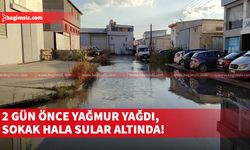 2 gün önce yağmur yağdı, sokak hala sular altında!