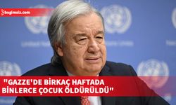 Guterres: Gazze'deki sivil can kaybı, göreve gelmemden beri hiçbir çatışmada olmadığı kadar yüksek