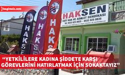 HAKSEN,  25 Kasım Kadına Yönelik Şiddete Karşı Uluslararası Mücadele Günü dolayısıyla açıklamaya yaptı