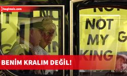 Yeni yasama yılı açılışına katılan Kral Charles'a protesto!