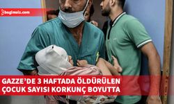  Gazze'de 3 haftada öldürülen çocuk sayısı dünyada son 4 yıldaki çatışmalarda öldürülenleri aştı