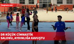 Cimnastik salonunun aydınlatma sorunu giderildi 