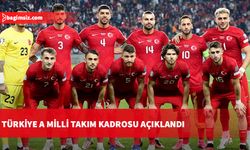 Türkiye A Milli Takım'ın Almanya ve Galler maçlarının kadrosu açıklandı