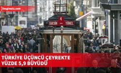 Türkiye üçüncü çeyrekte yüzde 5,9 büyüdü