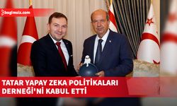 Cumhurbaşkanı Ersin Tatar Yapay Zeka Politikaları Derneği'ni kabul etti