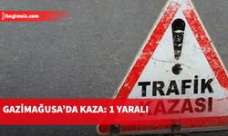 Gazimağusa’da kaza: 1 yaralı