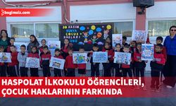 Haspolat İlkokulu öğrencileri, çocuk haklarının farkında