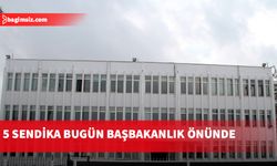 5 sendika bugün başbakanlık önünde