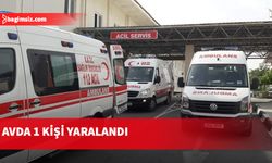 Avda 1 kişi yaralandı