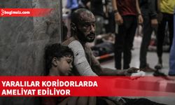 Yaralılar koridorlarda ameliyat ediliyor