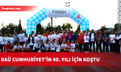 DAÜ Cumhuriyet’in 40. yılı için koştu