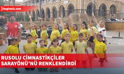 Rusolu cimnastikçiler, Sarayönü’nü renklendirdi