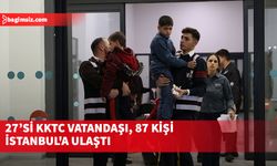 Gazze'den tahliye edilen Türkiye ve KKTC vatandaşları İstanbul'a geldi