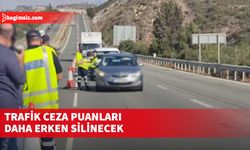 Trafik ceza puanları daha erken silinecek