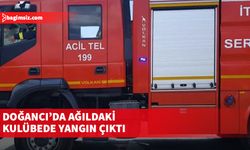 Doğancı’da ağıldaki kulübede yangın çıktı