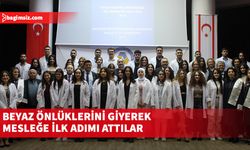 DAÜ Diş Hekimliği Fakültesi öğrencileri beyaz önlüklerini giyerek mesleğe ilk adımı attılar