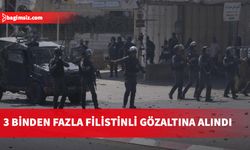 İsrail 7 Ekim'den bu yana 3 binden fazla Filistinliyi gözaltına aldı