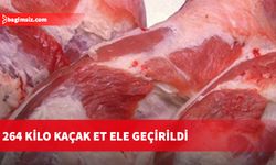 264 kilo kaçak et ele geçirildi