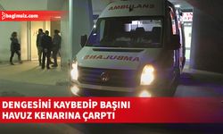 93 yaşındaki kadın dengesini kaybedip başını havuz kenarına çarptı