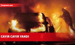 İşadamına ait porsche marka araç kundaklandı