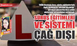 Sürüş eğitimleri ve sistemi çağ dışı