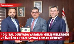Maliye Bakanı Berova, Turkcell Genel Müdürü Ali Taha Koç ve beraberindeki heyeti kabul etti