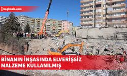 Diyarbakır'da 77 kişinin öldüğü binanın inşasında elverişsiz malzeme kullanılmış