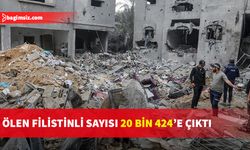 İsrail saldırılarda öldürülen Filistinlilerin sayısı 20 bin 424'e yükseldi