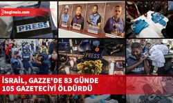 İsrail, Gazze'de 83 günde 105 gazeteciyi öldürdü