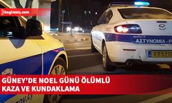 Güney Kıbrıs'ta Noel günü ölümlü kaza ve kundaklama