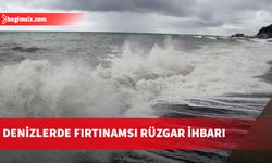 Meteorolojiden denizlerde fırtınamsı rüzgar ihbarı