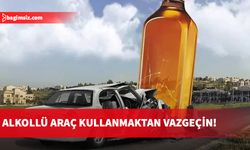 238 Promil Alkolle Direksiyon Başına Geçen Sürücü Kaza Yaptı