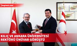 DAÜ Rektörü Kılıç ile Ankara Üniversitesi Rektörü Ünüvar bir araya geldi