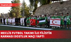 Meclis Futbol Takımı ile Filistin Karması dostluk maçı yaptı
