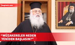 Başpiskopos Yeorgios, verdiği demeçte Kıbrıs sorununa değindi