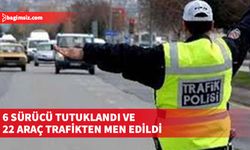 Trafik denetimlerinde 267 kişi rapor edildi