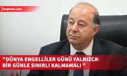 Sağlık Bakanı Hakan Dinçyürek, 3 Aralık Dünya Engelliler Günü dolayısıyla mesaj yayımladı