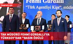 Gürdallı ödülü Azerbaycan'ın Şuşa şehrinde düzenlenen törende aldı