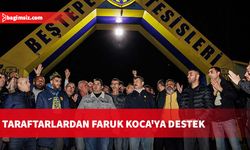 MKE Ankaragücü taraftarlarından Faruk Koca'ya destek…